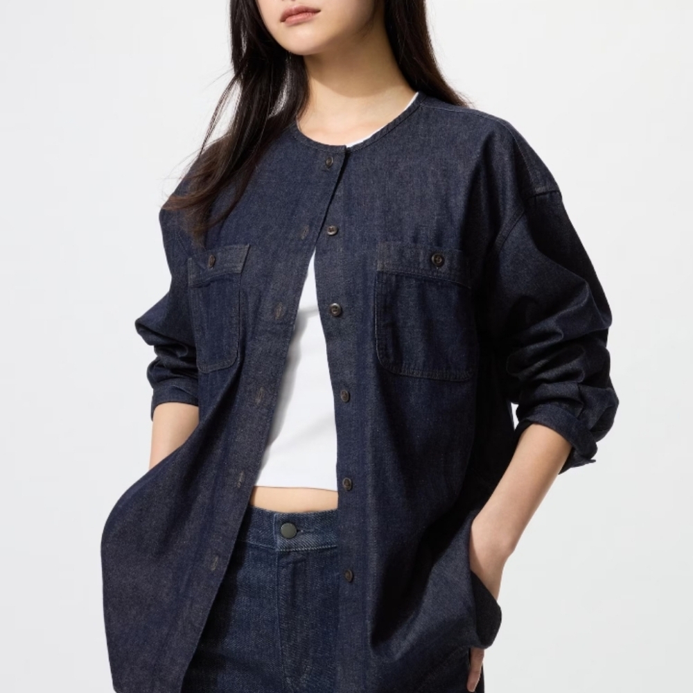 Amazon Denim Shirt Jacket Sz S M